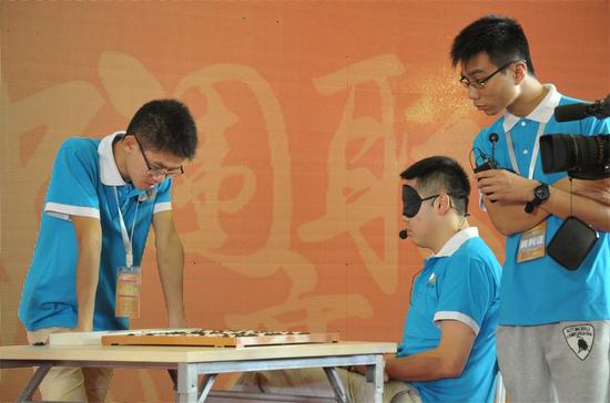 最强大脑鲍云的盲棋表演让城围联广州站进入高潮