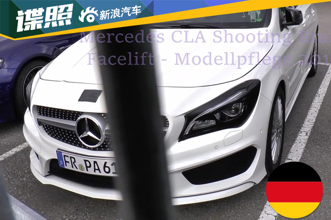 新款奔驰CLA谍照曝光 配备LED大灯