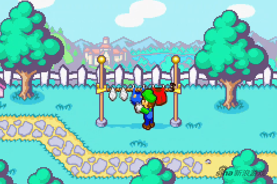 《马里奥与路易基》游戏截图