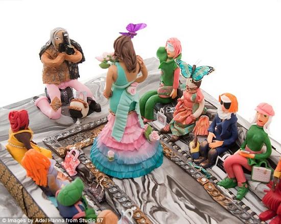 阿拉伯土豪为女儿庆生蛋糕镶4000钻石