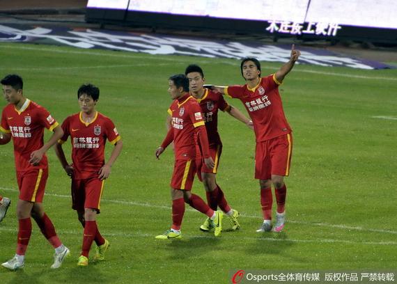 亚泰主场击败力帆