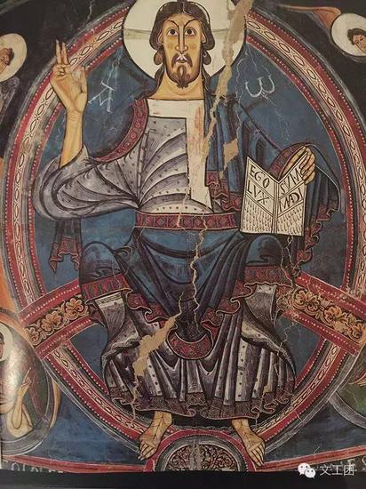 西班牙这些宗教壁画 怪萌的