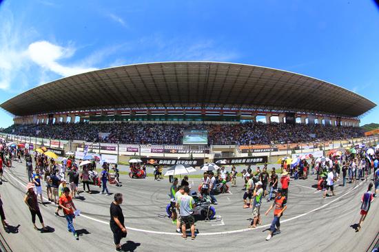 珠海国际赛车场大看台全景