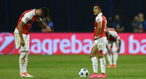 阿森纳欧冠首战客负