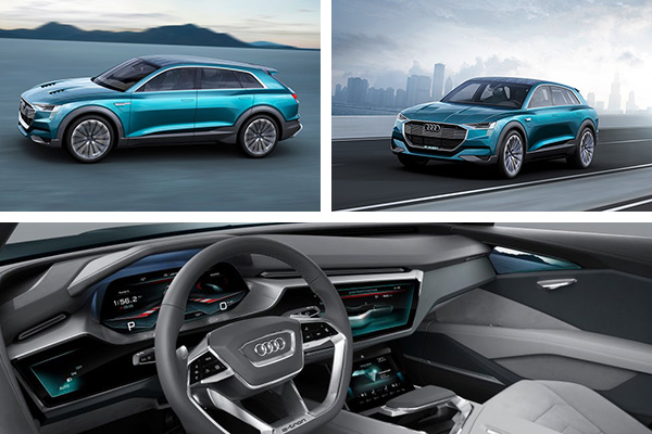 奥迪e-tron quattro纯电动SUV概念车