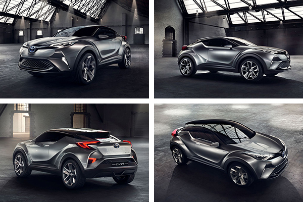 丰田C-HR混动概念车
