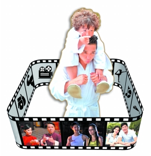 邹市明带儿子邹明轩上《爸爸去哪儿》第三季，吃货轩轩大受网友喜爱。