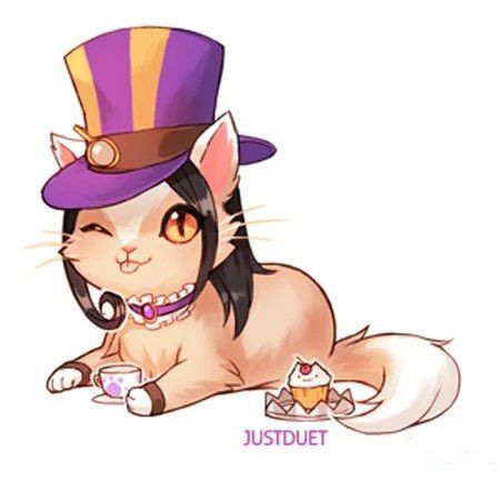 玩家自制lol呆萌猫版英雄