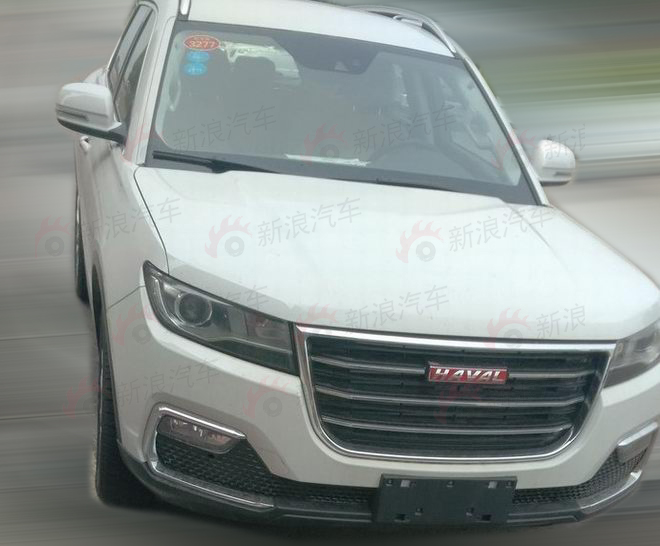红标哈弗H7测试车首曝 外形风格不同