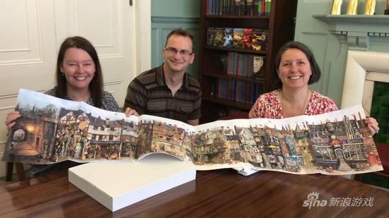 精装插画版将包括一张可平铺开来的“对角巷长卷”