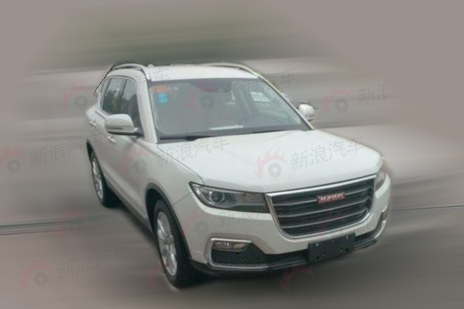 红标哈弗H7测试车首曝 外形风格不同