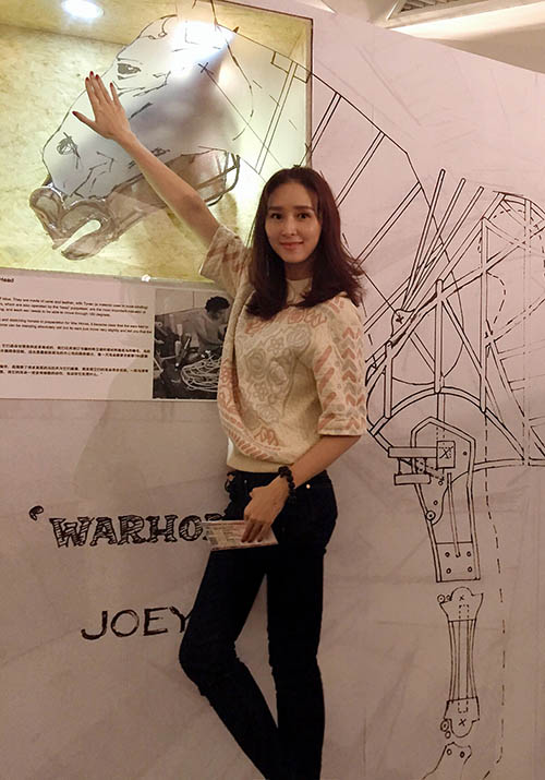 舞台剧战马亚洲巡演胡静现场助阵