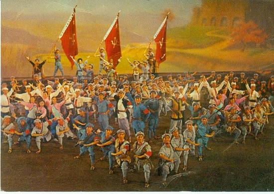 大型音乐舞蹈史诗《东方红》早年剧照