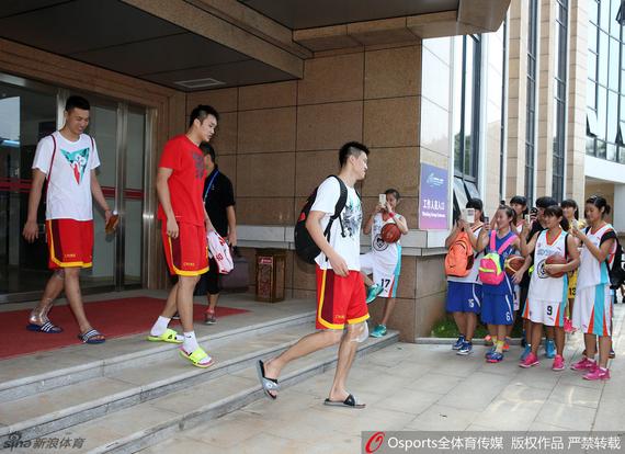 男篮抵达长沙后一直进行封闭训练