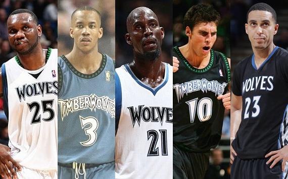 加内特是森林狼的旗帜