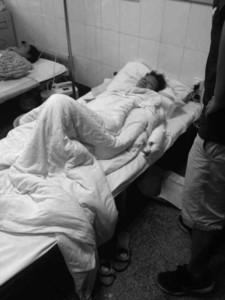 伤者已入院治疗