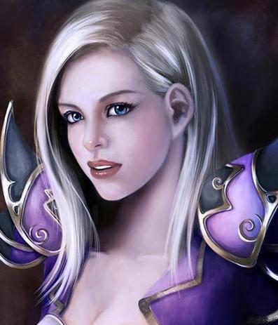 画作中的吉安娜