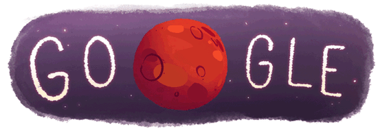 NASA今日证实火星有水 Google doodle闲不住了