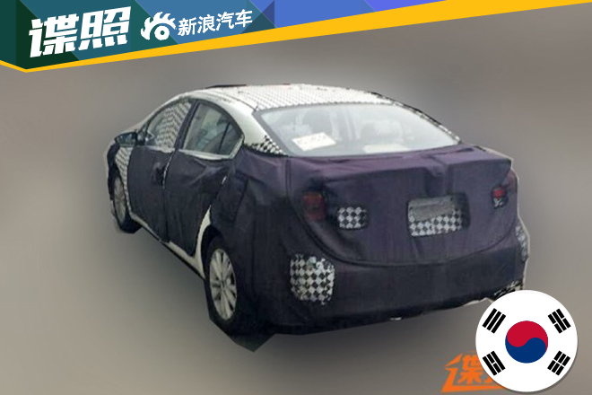 起亚新款K3伪装谍照曝光 外观细节小改