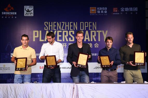 众名将出席深圳赛球员晚宴