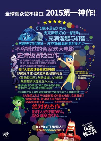 《头脑特工队》好评版海报