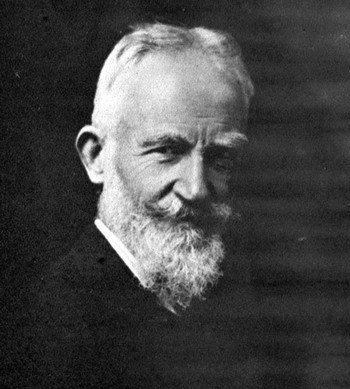 　乔治·萧伯纳(1856～1950)爱尔兰戏剧家。共完成51个剧本。主要作品有《圣女贞德》等。1925年作品《圣女贞德》获诺贝尔文学奖。