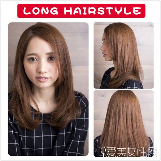 style7斜分刘海中长发