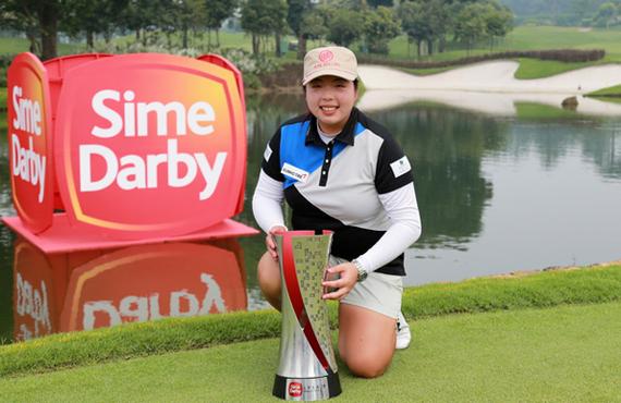 冯珊珊去年在马来西亚赢得LPGA第4冠