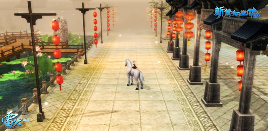 图1：旧日金陵十里长街灯笼高悬（作者：云歌。）