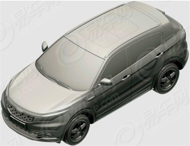 观致新SUV专利图曝光 预计广州车展发布 