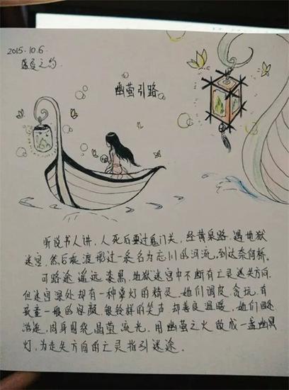 图12：手画祥瑞幽冥引路