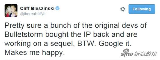 战争机器之父爆料《子弹风暴》将推出续作