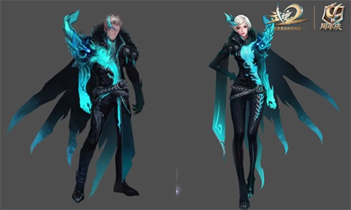 图15 武魂2“异变”套装原画-玄冰