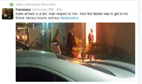 科比打车探望奥多姆