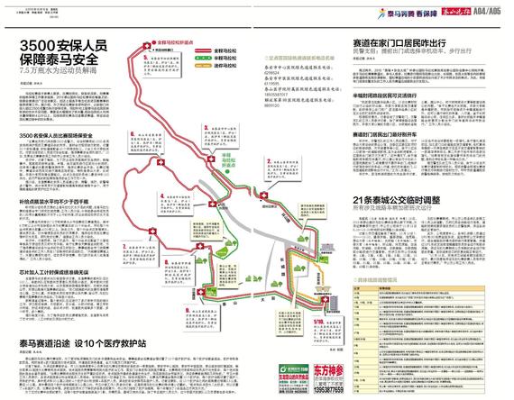 3500安保人员保障泰马安全，7.5万瓶水为运动员解渴。