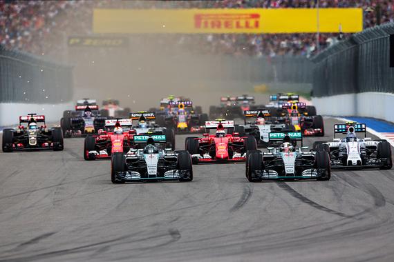 F1俄罗斯站发车