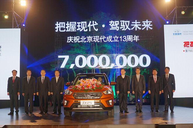 北京现代ix25 1.6T下线 预计年内上市