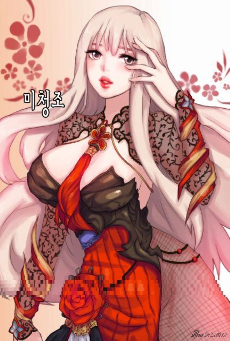 红唇丰臀蛮腰 剑灵玩家性感手绘图赏