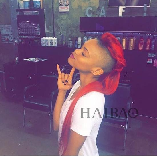 style8一直走文艺风的桂纶镁也曾如此rock地剪过阴阳头,短发妹子可以