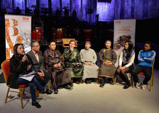 恒哈图乐队演出新闻发布会现场