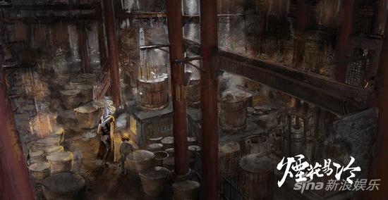 电视剧《烟花易冷》场景图-酒坊