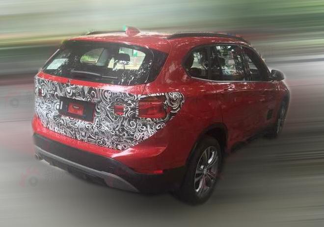华晨宝马全新X1长轴版车型低伪谍照曝光