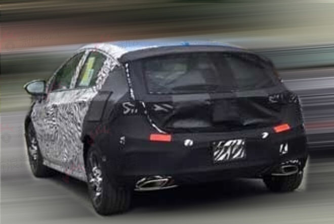 威朗两厢测试车曝光 广州车展首发