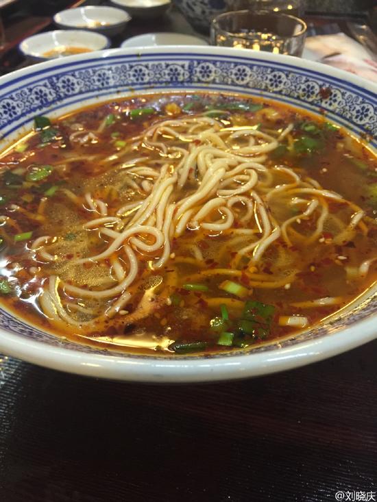 机场面条78元一碗