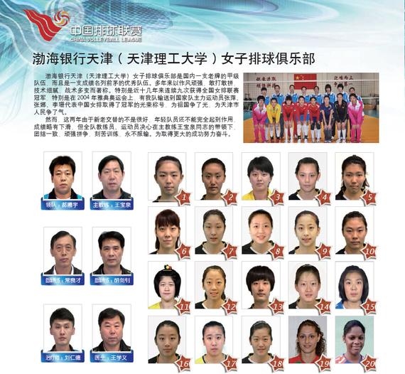 天津渤海银行女排俱乐部