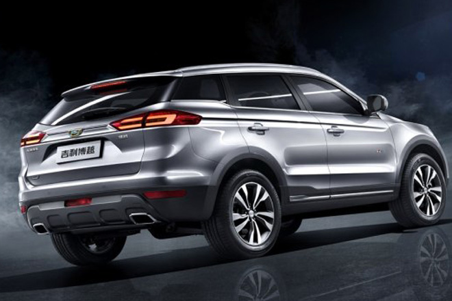 吉利NL-3定名“博越”更多官图发布