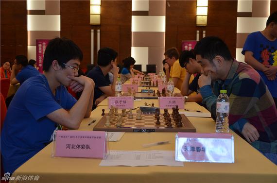 资料图：国象联赛比赛现场