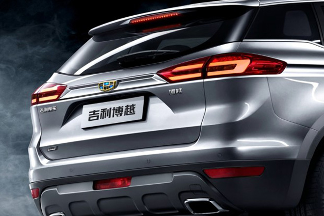 吉利NL-3定名“博越”更多官图发布