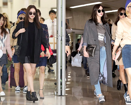 徐贤（左）和允儿