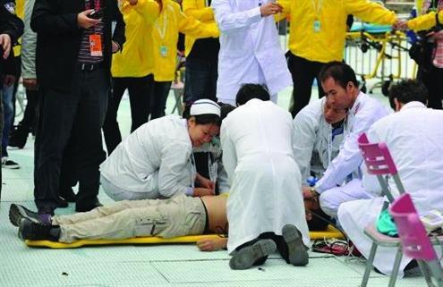 马拉松赛场上猝死意外